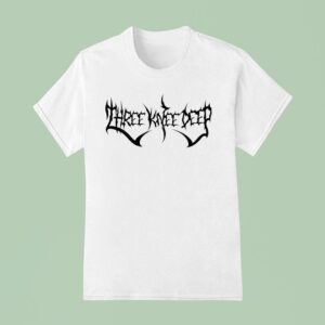 Three Knee Deep Metal Logo T Shirt