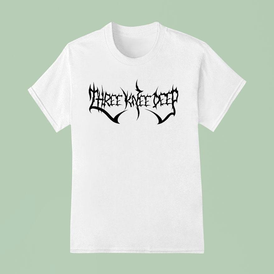 Three Knee Deep Metal Logo T Shirt