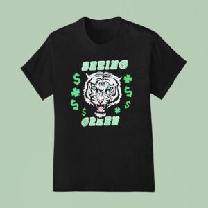 Tiger Seeing Green T Shirt