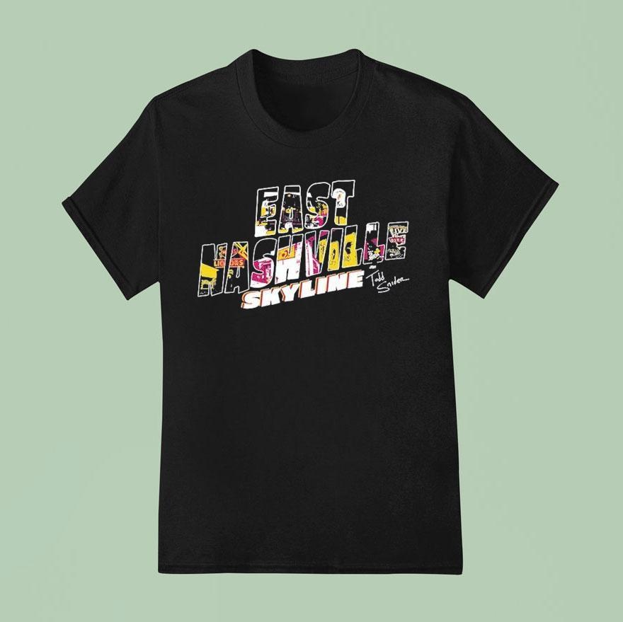 Todd Snider East Nashville Skyline T Shirt