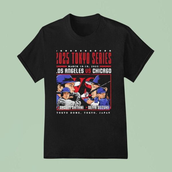 Tokyo Series Shohei Ohtani Vs Seiya Suzuki Comic T Shirt
