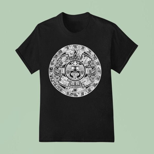 Top Aztec Calendar T Shirt