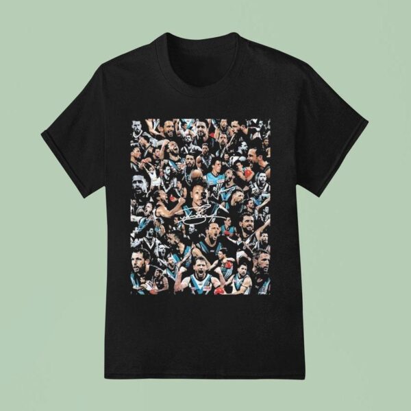 Travis Boak Retirement Port Adelaide T Shirt