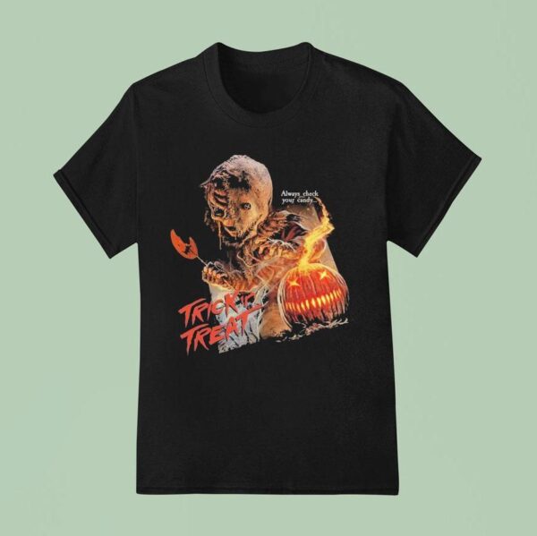 Trick R Treat Always Check Your Candy Sam Is Watching T Shirt