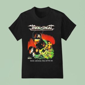 Trick Or Treat Rock And Roll Will Never Die T Shirt