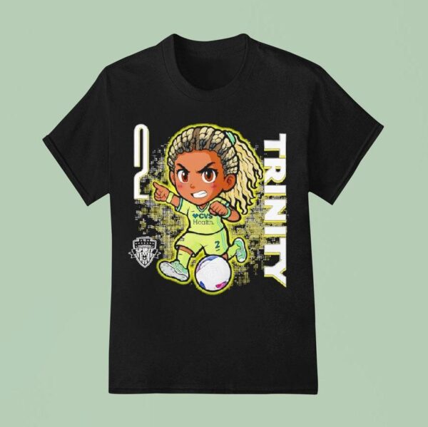 Trinity Rodman Washington Spirit National Women S Soccer League Chibi T Shirt