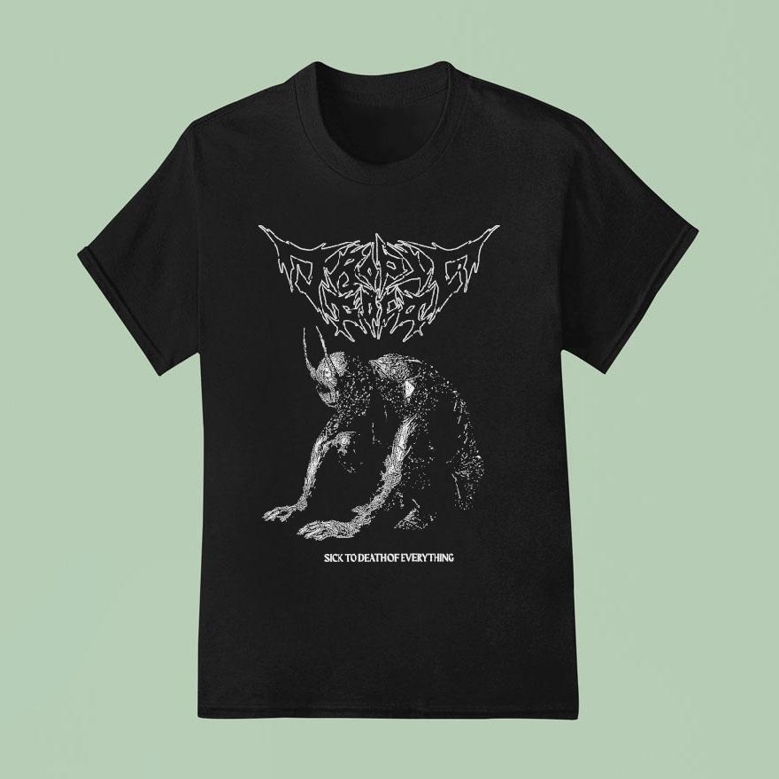 Tropic Gold Sick To Death Of Everything T Shirt