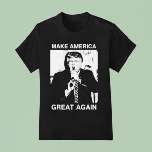 Trump Gun In Mouth Make America Great Again T Shirt