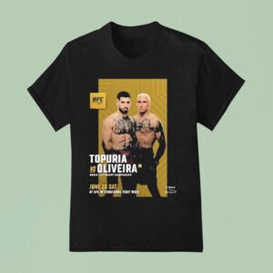 Ufc Ilia Topuria Fights Charles Oliveirworld Flyweight Championship On June At Ufc International Fight Week T Shirt
