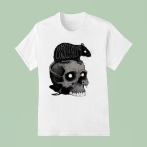 Undead Rat X Skull T Shirt