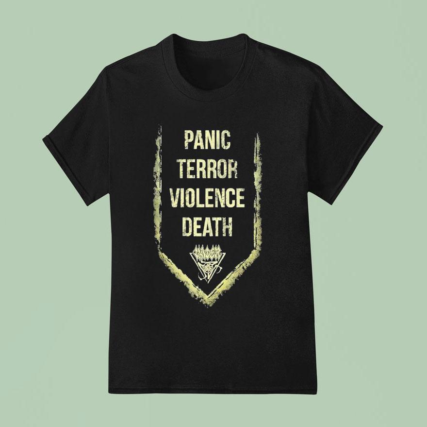 Vader Panic Terror Violence Death T Shirt