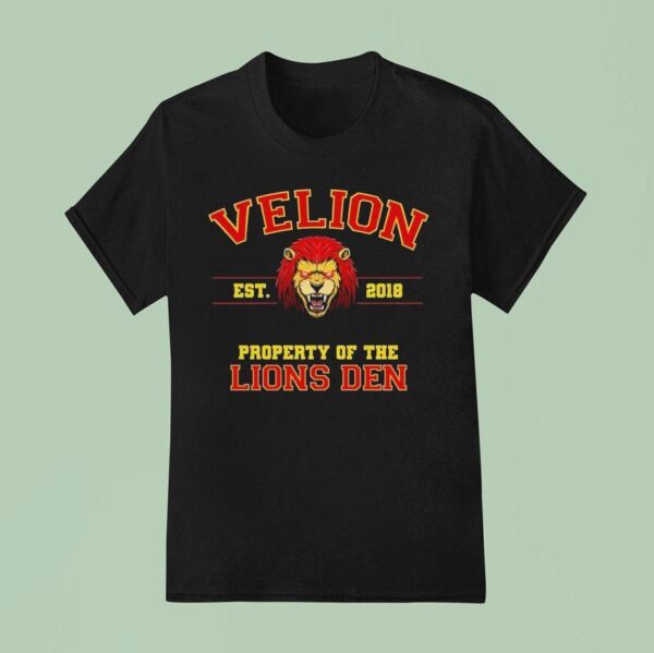 Velion Property Of The Lion S Den Est T Shirt