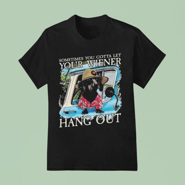 Velion Sometimes You Gotta Let Your Weiner Hang Ou T Shirt