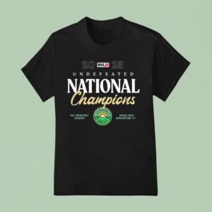 Vermont Green Fc The Undefeated National Champions The Invincible Season Virtue Field Burlington V T Shirt
