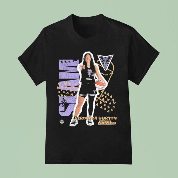 Veronica Burton Slam Golden State Valkyries Wnbpa T Shirt
