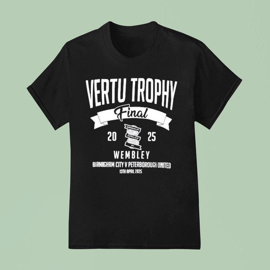 Vertu Trophy Final Wembley Brigham City V Peterborough United Uk April Th T Shirt