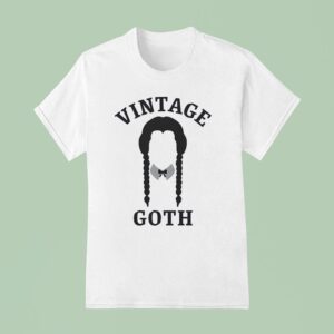 Vintage Goth Wednesday Addams T Shirt