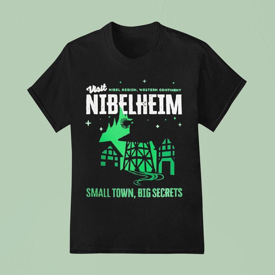 Visit Nibel Region Western Continent Nibelheim Small Town Big Secrets Final Fantasy Vii T Shirt