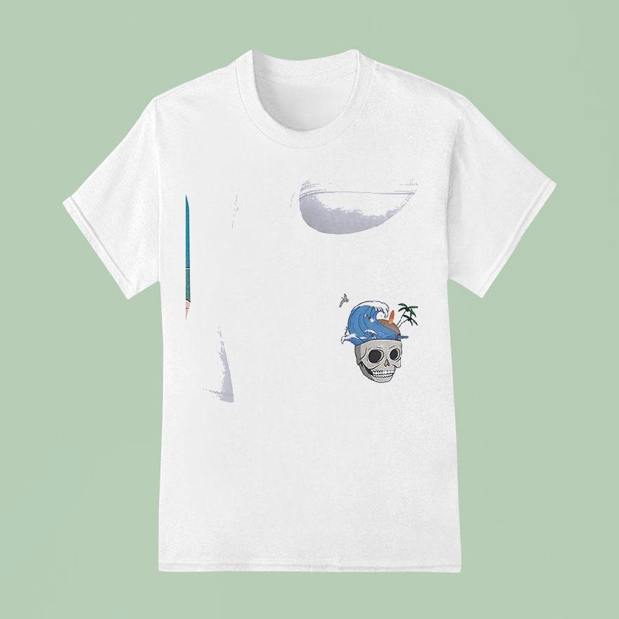 Visual Vibes Skull Logo T Shirt