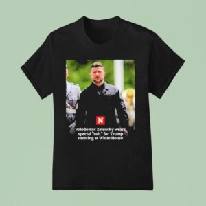 Volodymyr Zelensky Wears A Suit For Trump Meeting At White House T Shirt
