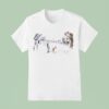 Walt Disney And Mickey Mouse Standing On Main Street Usa At The Magic Kingdom T Shirt