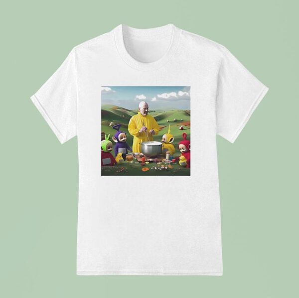 Walter White Breaking Bad Teletubbies Cartoon T Shirt