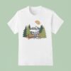Wanderlust Wolf Adventure Awaits At Landslide Lake T Shirt