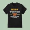 Washington Commanders Battle Of Brotherhood Burgundy Gold Game T Shirt