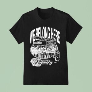 We Belong Here Historic Virginia Key Kaskade Beach Park T Shirt
