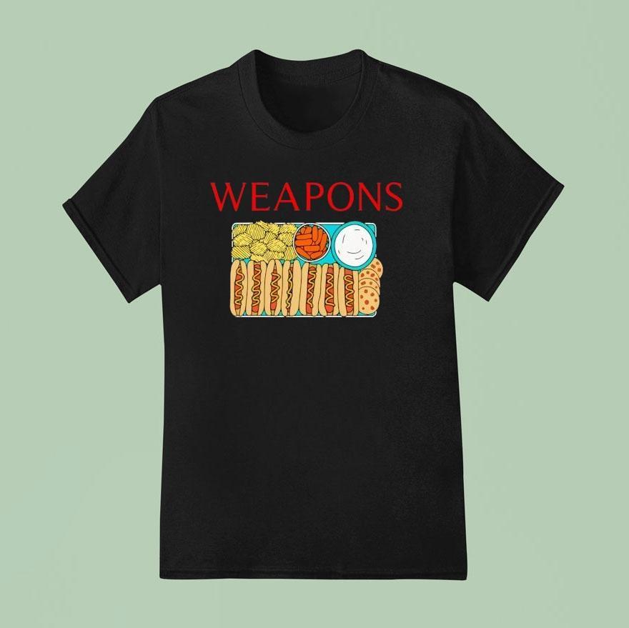 Weapons Hotdogs And T Shirt