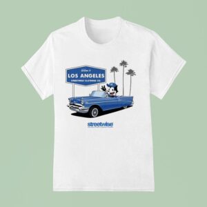 Welcome To Los Angeles The City Streetwise Cat Felix T Shirt