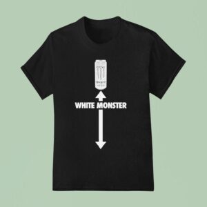 White Monster Energy Zero Ultra T Shirt