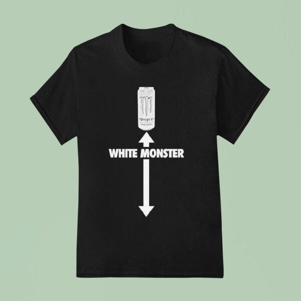 White Monster Energy Zero Ultra T Shirt