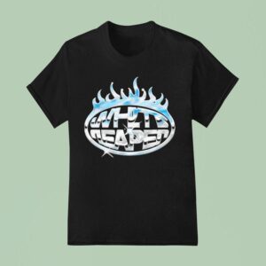 White Reaper Chrome Flame Logo T Shirt