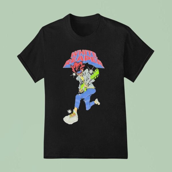 White Reaper Shred Guitar T Shirt