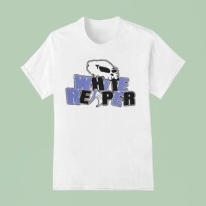 White Reaper Skull T Shirt
