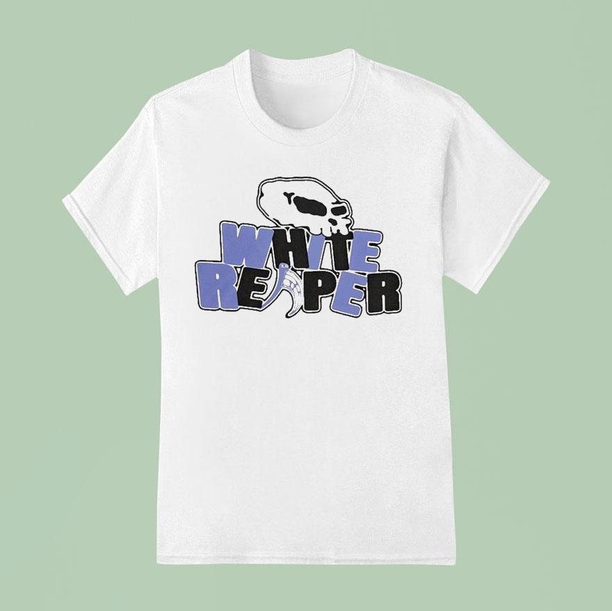 White Reaper Skull T Shirt