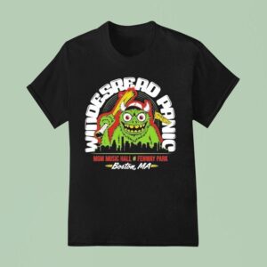 Widespread Panic Agust Mgm Music Hall At Fenway Park Boston Ma Boston Red Sox Masco T Shirt