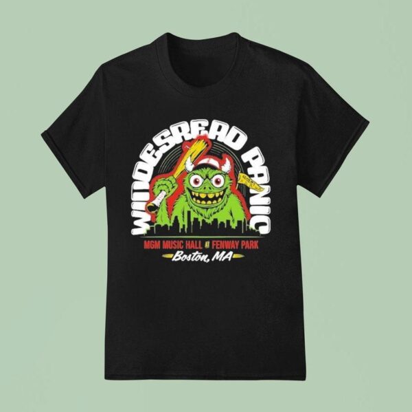Widespread Panic Agust Mgm Music Hall At Fenway Park Boston Ma Boston Red Sox Masco T Shirt