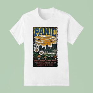 Widespread Panic Aug Everwise Amphitheater Indianapolis In Tour T Shirt