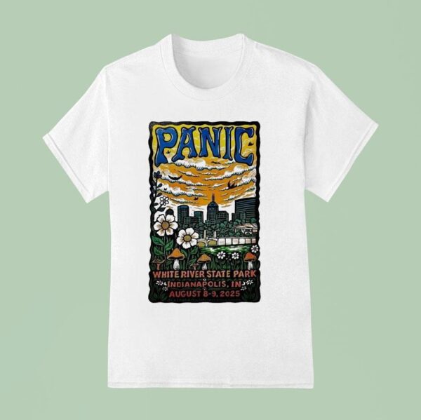 Widespread Panic Aug Everwise Amphitheater Indianapolis In Tour T Shirt
