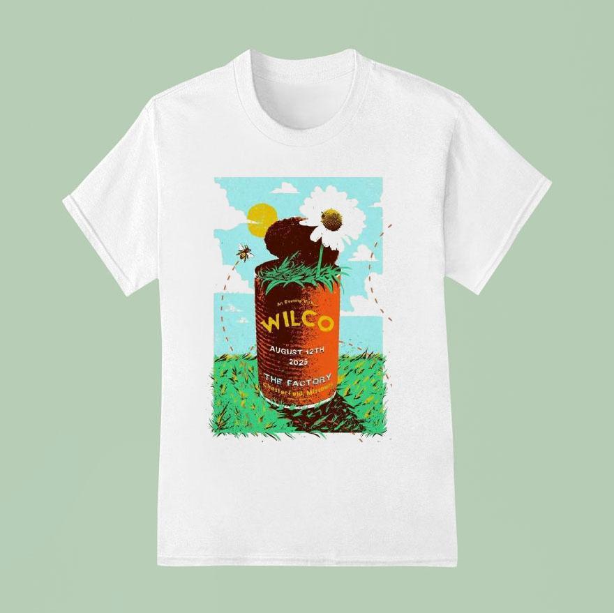 Wilco The Factory In Chesterfield Mo Aug T Shirt