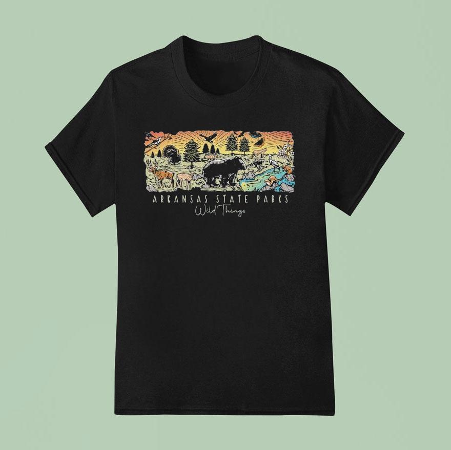 Wild Tribute Arkansas State Parks Wild Things T Shirt