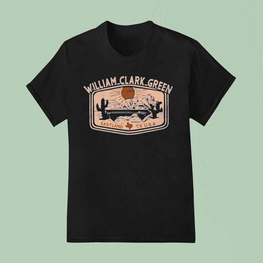 William Clark Green Eastland Tx Usa T Shirt