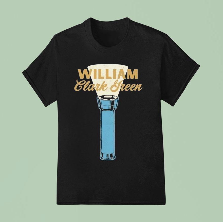 William Clark Green The Baker Hotel Tour Flashligh T Shirt
