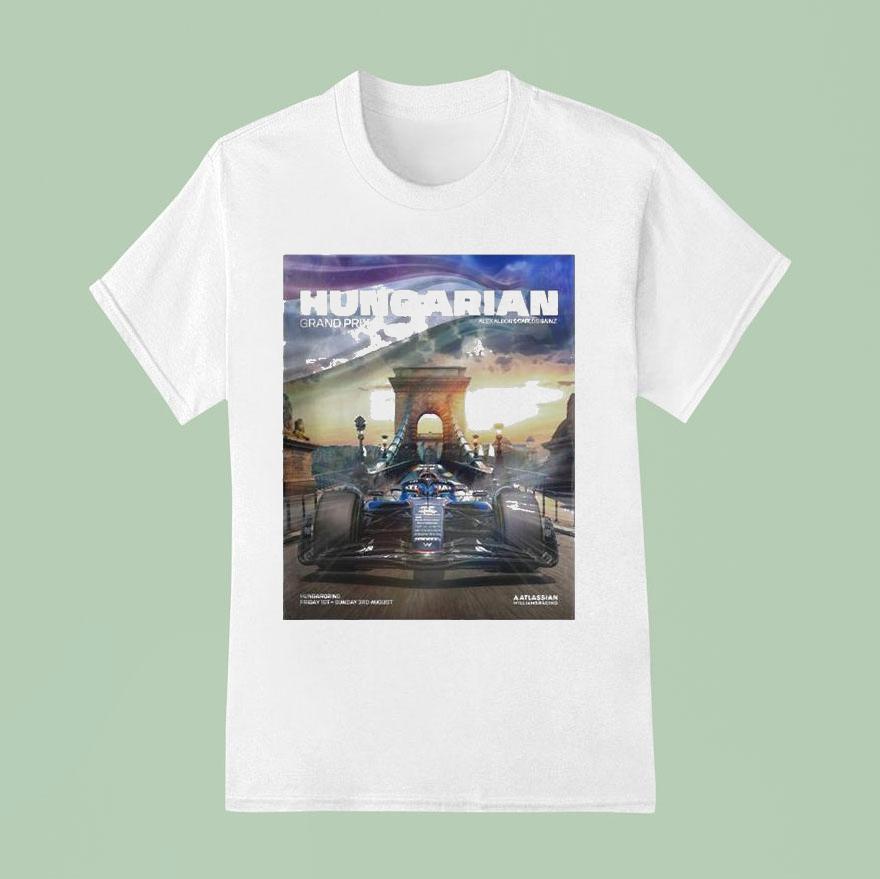 Williams Racing F Team Hungarian Grand Prix At The Hungaroring In Budapest On August T Shirt