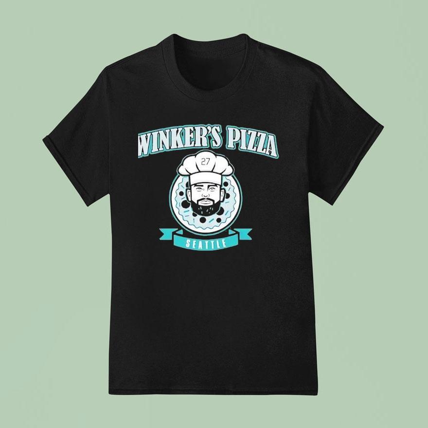 Winker S Pizza Tyler Locklear Seattle Mariners T Shirt
