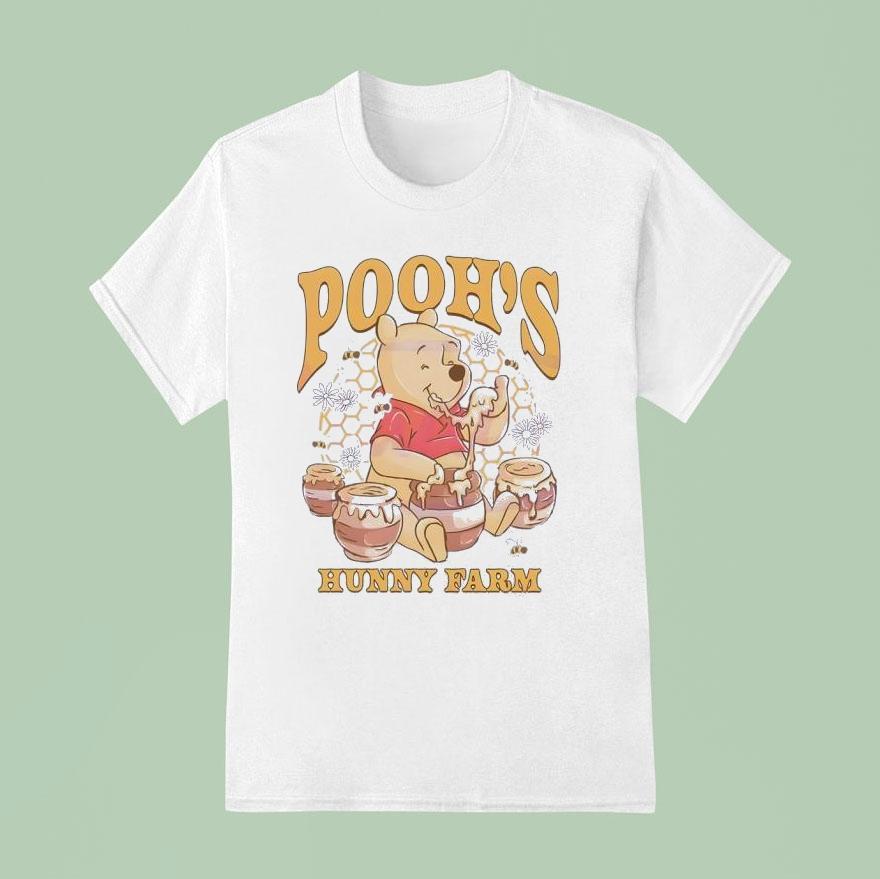 Winnie The Pooh Hunny Farm Vintage Disney T Shirt