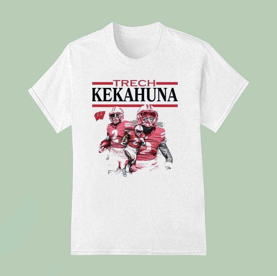 Wisconsin Ncaa Football Trech Kekahuna T Shirt