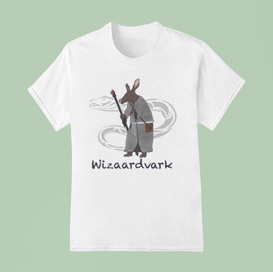 Wizaardvark Mashup Between Wizard And Aardvark T Shirt